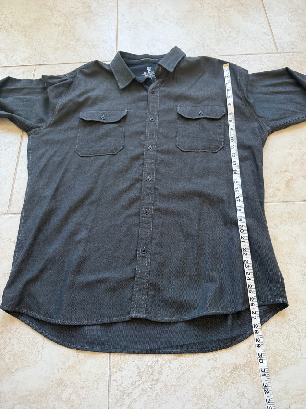 KUHL Descendr Men's Long Sleeve Button Up Flannel Shirt - Picture 4 of 5
